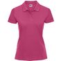 Russell Ladies' Classic Cotton Polo fuchsia