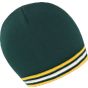 Result National Beanie green/gold/white