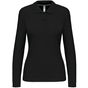Kariban Polo manches longues femme black
