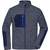 James&Nicholson Men´s Structure Fleece Jacket navy_melange/navy/royal