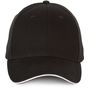 K-up Casquette sandwich contrasté - 6 panneaux black/white