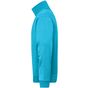 James&Nicholson Workwear Half Zip Sweat turquoise