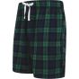SF Clothing Men´s tartan lounge shorts navy_green_check