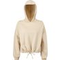 TriDri Tridri® sweat à capuche oversize court femme nude