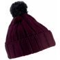 k-up Bonnet à pompon avec revers burgundy/dark_grey