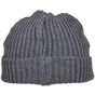 Build Your Brand Recycled Yarn Fisherman Beanie asphalt