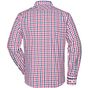 James&Nicholson Men´s Checked Shirt navy/red/navy/white