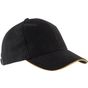 K-up Orlando - Casquette 6 panneaux black/yellow