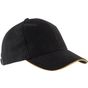 k-up Orlando - Casquette 6 panneaux black/yellow