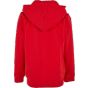 Build Your Brand Essentials Basic Kids Zip Hoody City red