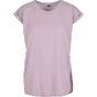 Build Your Brand Ladies Extended Shoulder Tee lilac