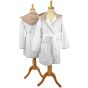 A&R Peignoir Boyzz&Girlzz® White / Sand