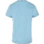 Build Your Brand Acid Washed Round Neck Tee Baltic blue