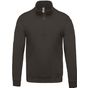 Kariban Sweat-shirt col zippé  dark_grey