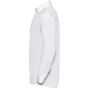Russell Chemise en Popeline Polyester/Coton classique manches longues homme white