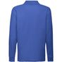 fruit of the loom Long Sleeve 65/35 Polo Kids bleu_royal