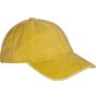 Result PURE COTTON VINTAGE CAP vintage_mustard