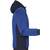 James&Nicholson Men´s Padded Hybrid Jacket royal_melange/navy