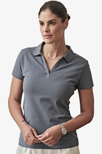 Image produit Women's luxury stretch v-neck polo