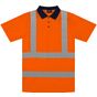 Pro RTX High Visibility Polo à visibilité renforcée hv_orange/navy