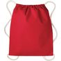 Nutshell Sac de gym avec cordons hot_red/natural