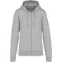 Kariban Sweat-shirt écoresponsable zippé à capuche homme oxford_grey