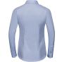 Russell Chemise à chevrons cintrée manches longues femme light_blue