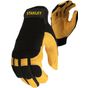 Stanley Workwear Gants hybrides en cuir Stanley Performance black/yellow