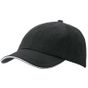 Myrtle Beach 6-Panel Raver Sandwich Cap black/white