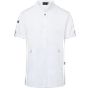 karlowsky Men's Short-Sleeve Chef Jacket Green Generation Sustainable GRS White