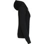 Kariban sweat-shirt zippé capuche contrastée femme black/fine_grey