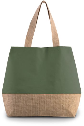 Image produit Sac shopping en toiles de coton et jute