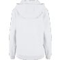 Build Your Brand Ladies Fluffy Hoody White
