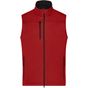 James&Nicholson Men´s Softshell Vest red