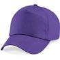 Beechfield Casquette Original 5 panneaux  purple