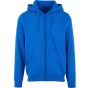 Build Your Brand Heavy Zip Hoody intense_blue