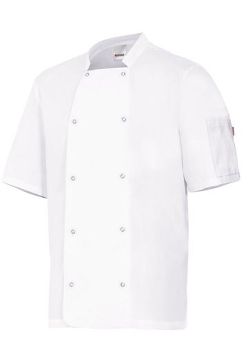 Image produit Veste de cuisinier manches courtes avec boutons pression