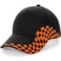 Beechfield Casquette Grand Prix black/orange