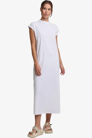 Ladies Long Extended Shoulder Dress