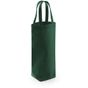 westfordmill Sac bouteille en coton issu du commerce équitable bottle_green