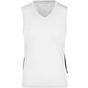 James&Nicholson Ladies' Running Tank - white/black - S