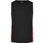 James&Nicholson Men's Running Tank black/red
