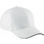 K-up Casquette avec sandwich contrasté - 6 panneaux white/navy