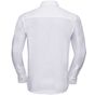 Russell Collection Men’s long sleeve tailored ultimate non-iron shirt white