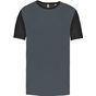 ProAct Maillot manches courtes bicolore adulte sporty_grey/black