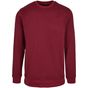 Build Your Brand Basic Basic Crewneck burgundy
