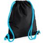 Bagbase Sac de gym Icon black/surf_blue