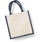 Westford Mill Printers Midi Jute Bag navy