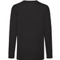 fruit of the loom Long Sleeve Valueweight T Kids noir