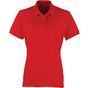 Premier Polo piqué Coolchecker® pour femme red